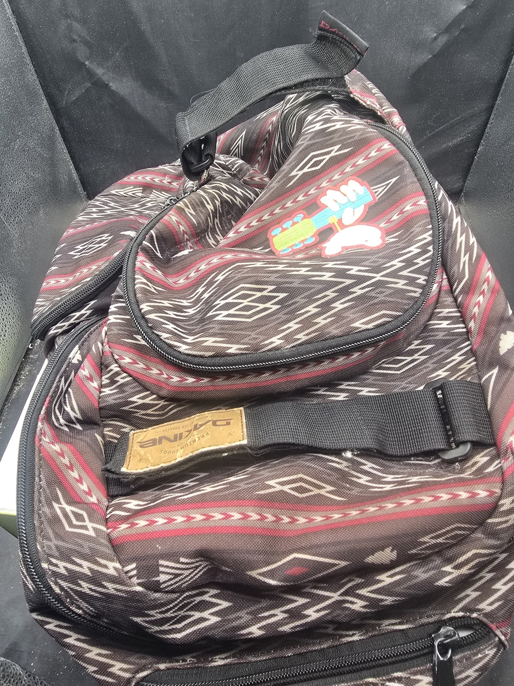 Dakine Brown & Red Patterned Men’s Backpack